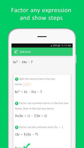 Cymath - Math Problem Solver Schermafbeelding 3