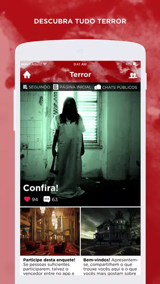 Terror Amino em Português Captura de pantalla 1