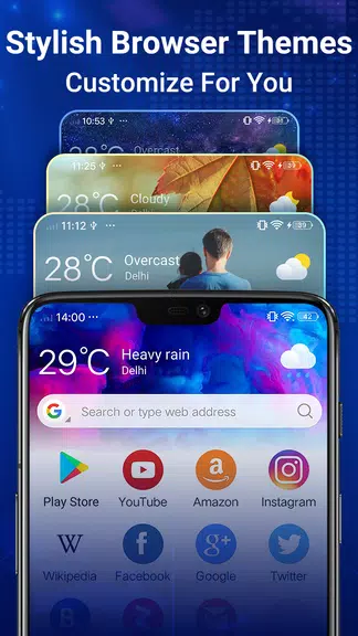 Web Browser - Fast & Privacy স্ক্রিনশট 2