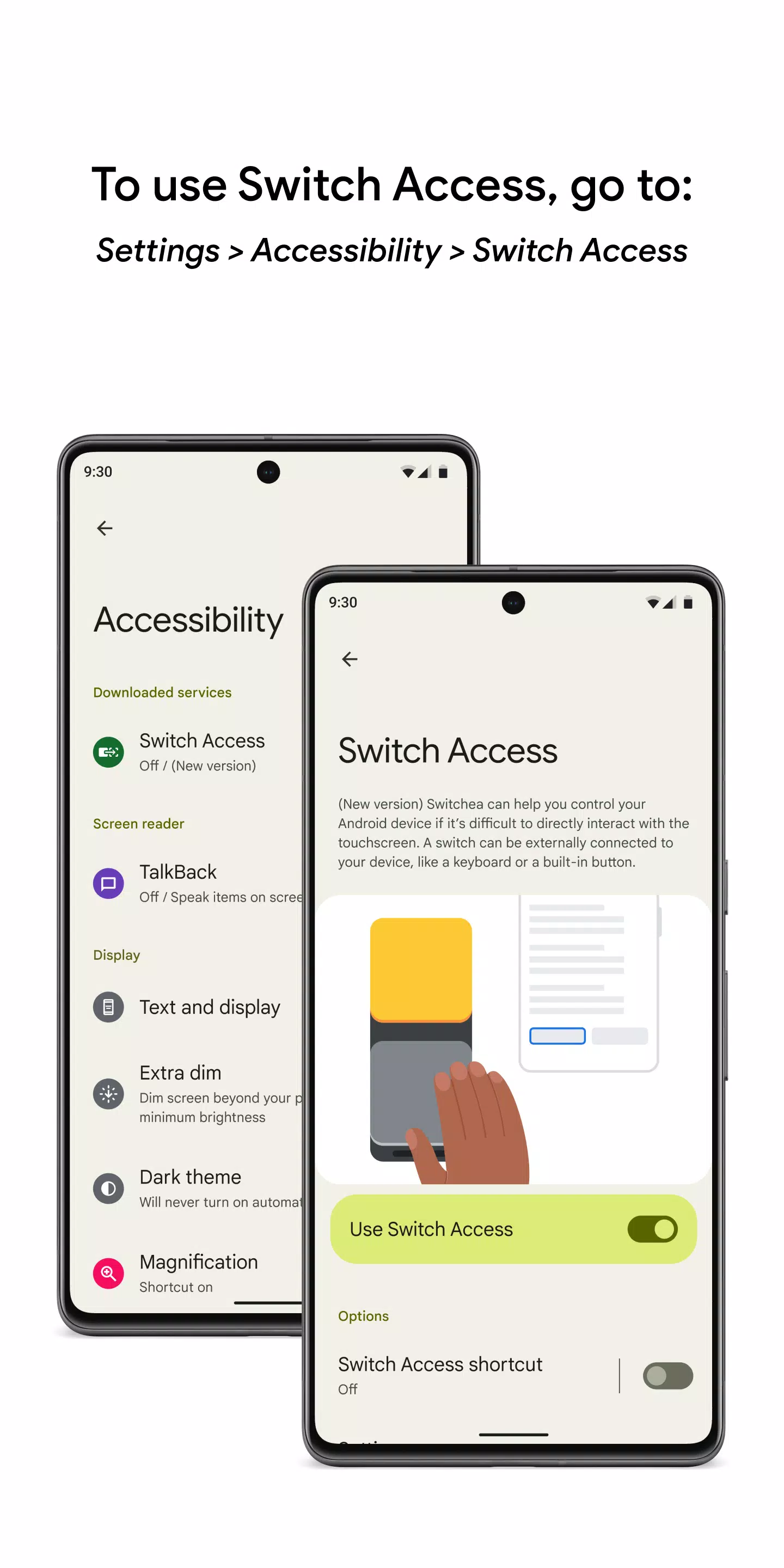 Switch Access ภาพหน้าจอ 1