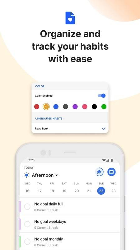 Habitify: 日々の習慣トラッカー スクリーンショット 2