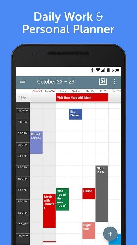 Calendar+ Schedule Planner स्क्रीनशॉट 1