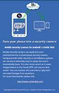 Mobile Security Camera (FTP) Screenshot 0