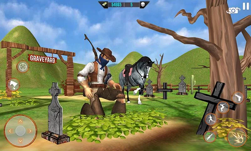 Schermata West Cowboy Shooting Games 3D 3