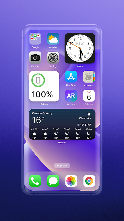 Widgets: ios 17 theme Zrzut ekranu 0