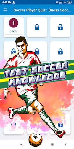 Schermata soccer player quiz 1