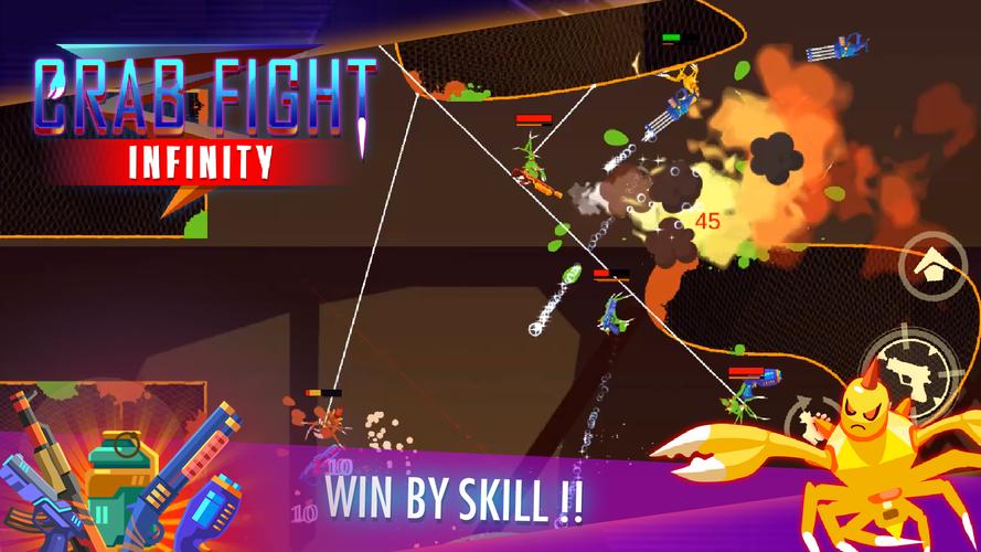 Crab Fight Infinity Tangkapan skrin 0
