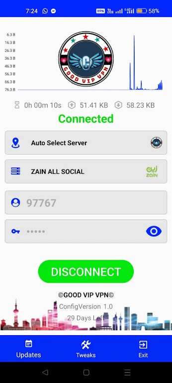 Schermata GOOD VIP VPN 3