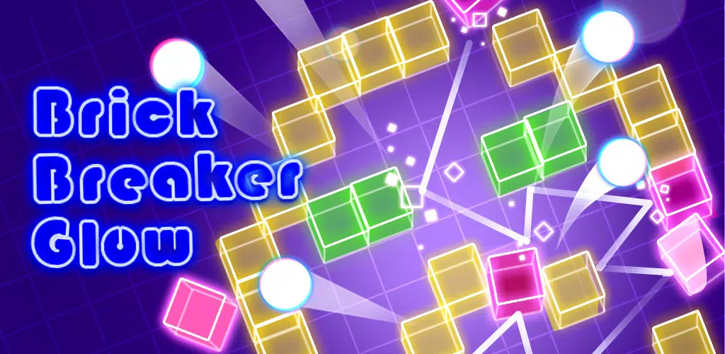 Brick Breaker Glow Tangkapan skrin 0
