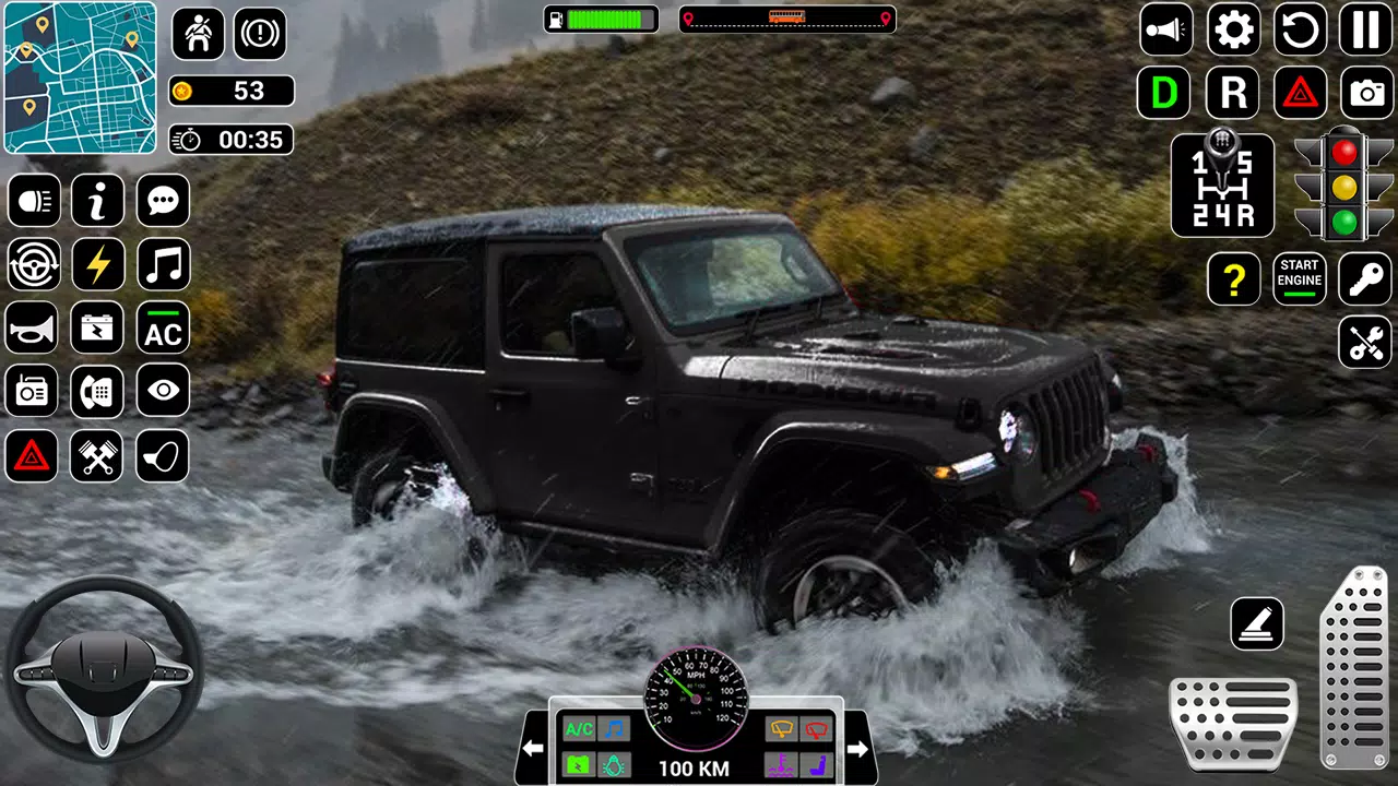 SUV 4x4 Jeep Driving Games 3D Captura de tela 1