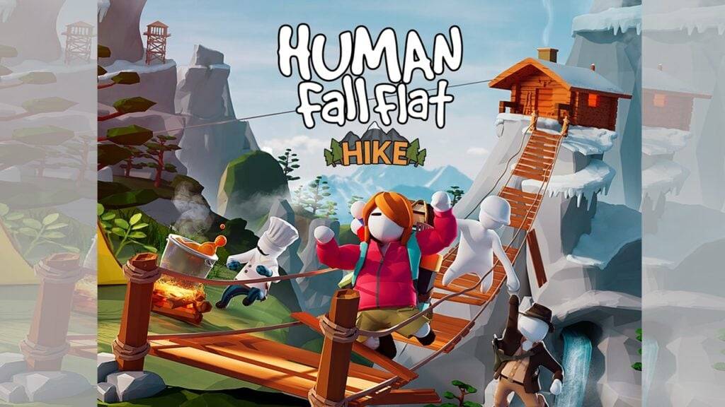 Caminhada: escalar penhascos imponentes no nível mais novo do Human Fall Flat