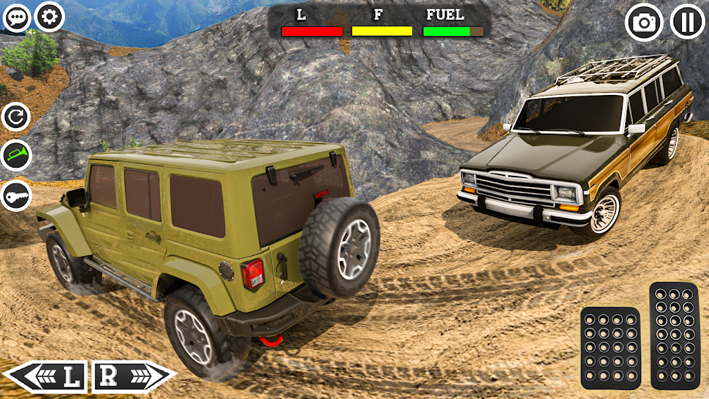 4x4 Mountain Climb Car Games Ảnh chụp màn hình 2