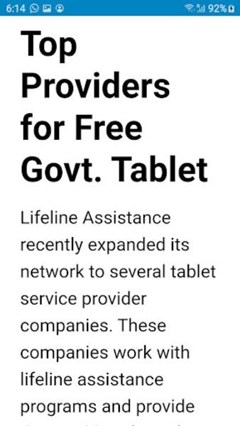 Free Government Tablets Tangkapan skrin 1