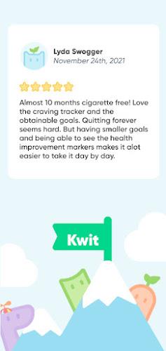 Kwit - Quit smoking for good! Ekran Görüntüsü 0