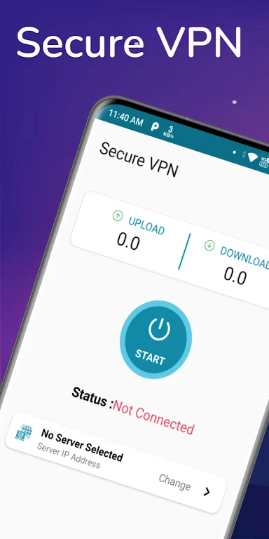 Secure VPN Proxy स्क्रीनशॉट 0