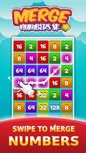 2048 Number Merge Games Puzzle Capture d'écran 1