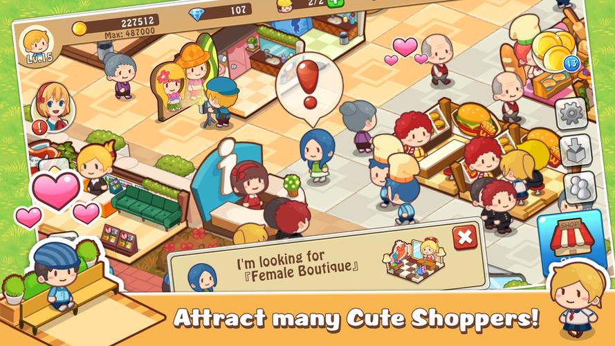 Happy Mall Story: Sim Game Ảnh chụp màn hình 2