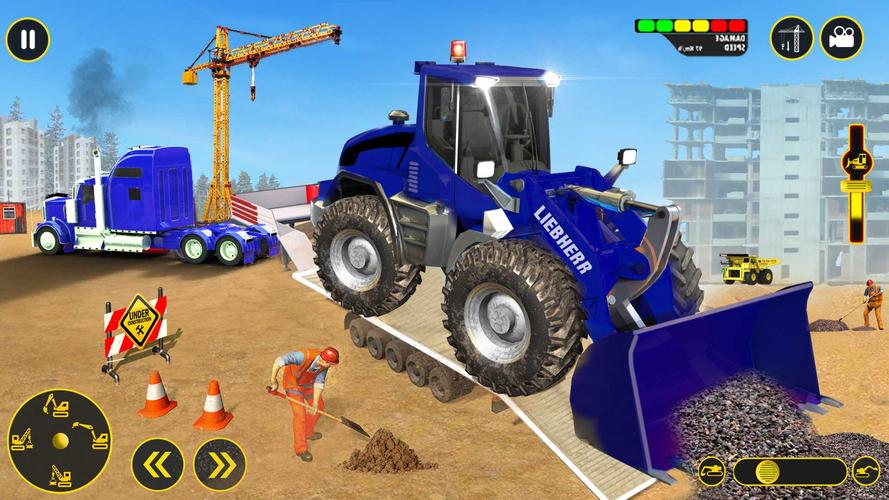 Heavy Excavator Simulator Game Скриншот 2