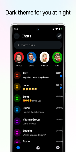 Messenger: Text Messages, SMS Captura de tela 2
