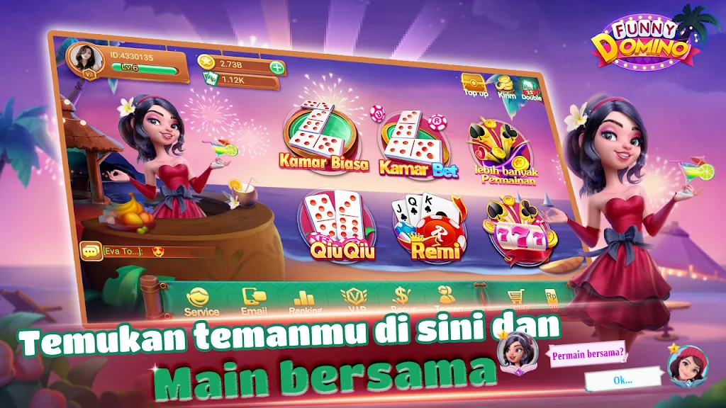 Funny Domino:Gaple QiuQiu Tangkapan skrin 0