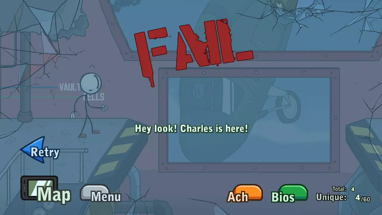 Stickman Teleporter Adventure 스크린샷 1
