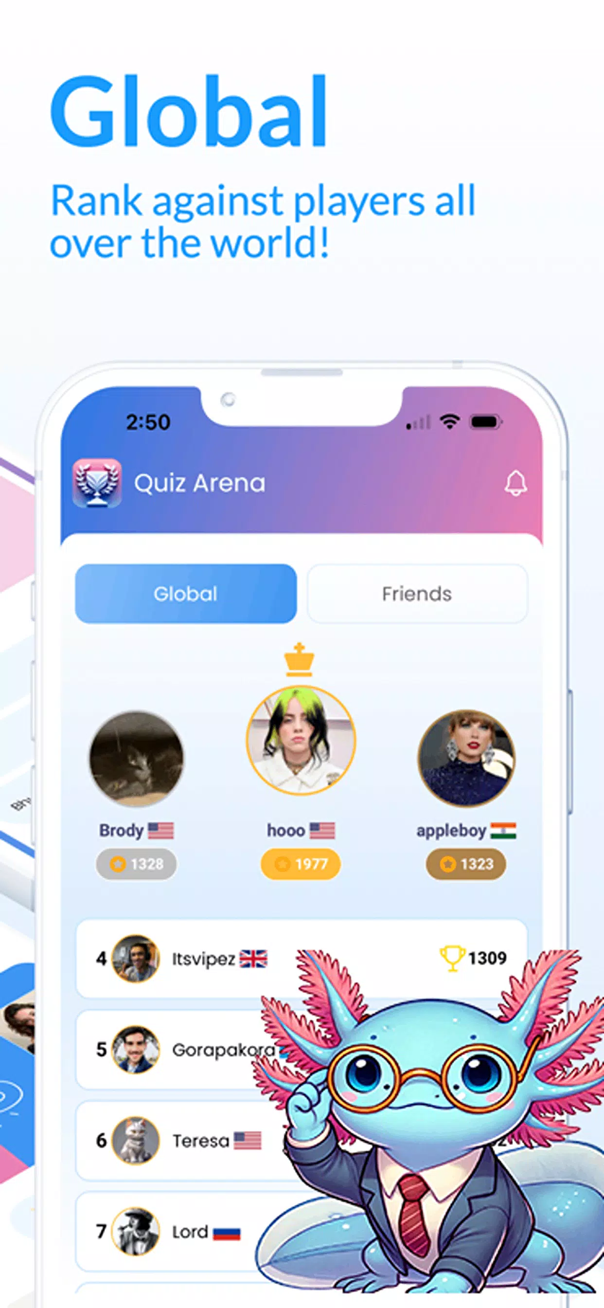 Schermata Quiz Arena 2