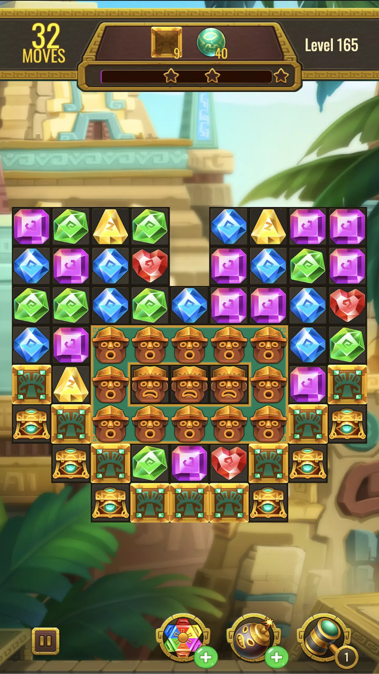 Jewels Maya Quest: Gem Match 3 螢幕截圖 2