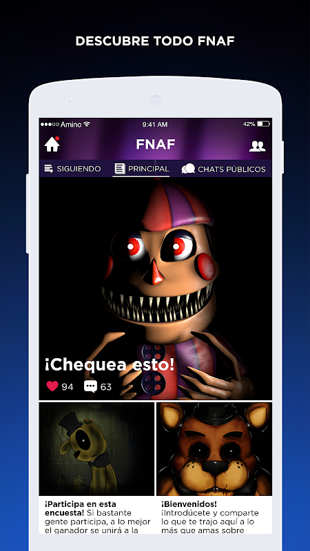 FNAF Amino en Español Captura de tela 1