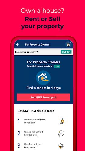 NoBroker Property Rent & Sell স্ক্রিনশট 1