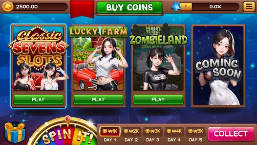 Sexy slot girls: vegas casino Mod ဖန်သားပြင်ဓာတ်ပုံ 1