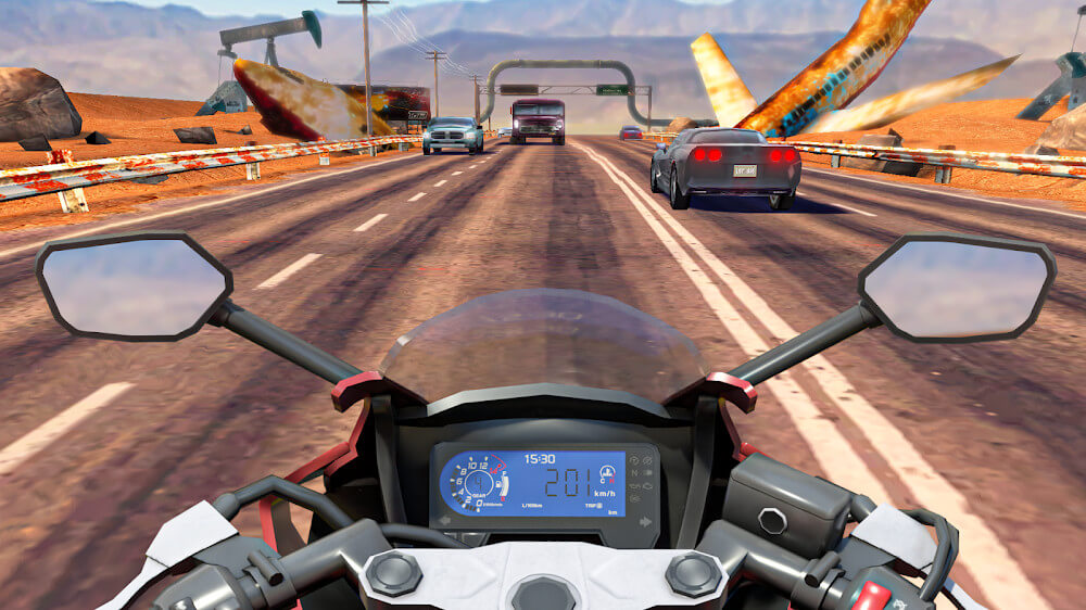 Moto Rider GO: Highway Traffic Mod Tangkapan skrin 0