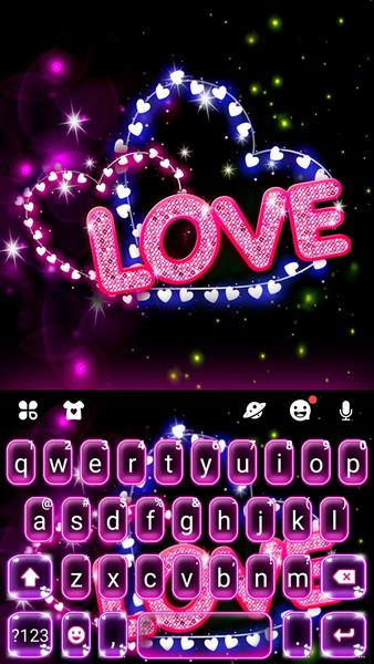 Teclado Neon Love Screenshot 0