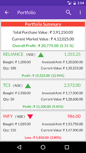 NSE BSE Indian Stock Quotes - Live Market Prices 스크린샷 1