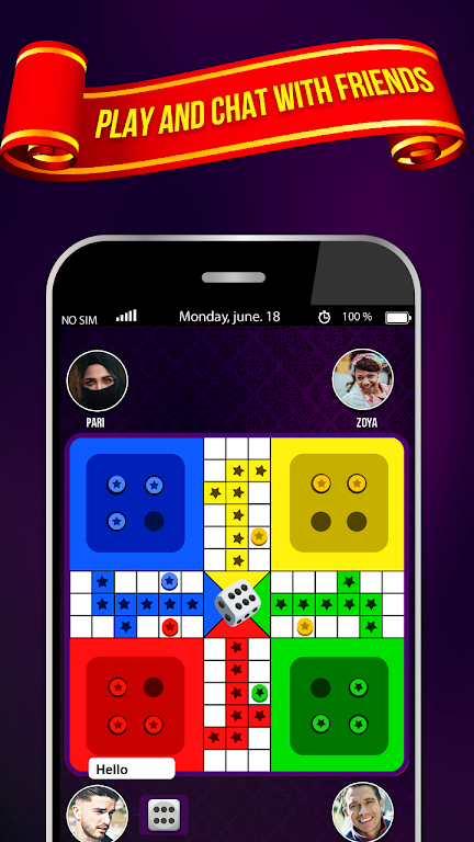 Classic Ludo Game Schermafbeelding 3