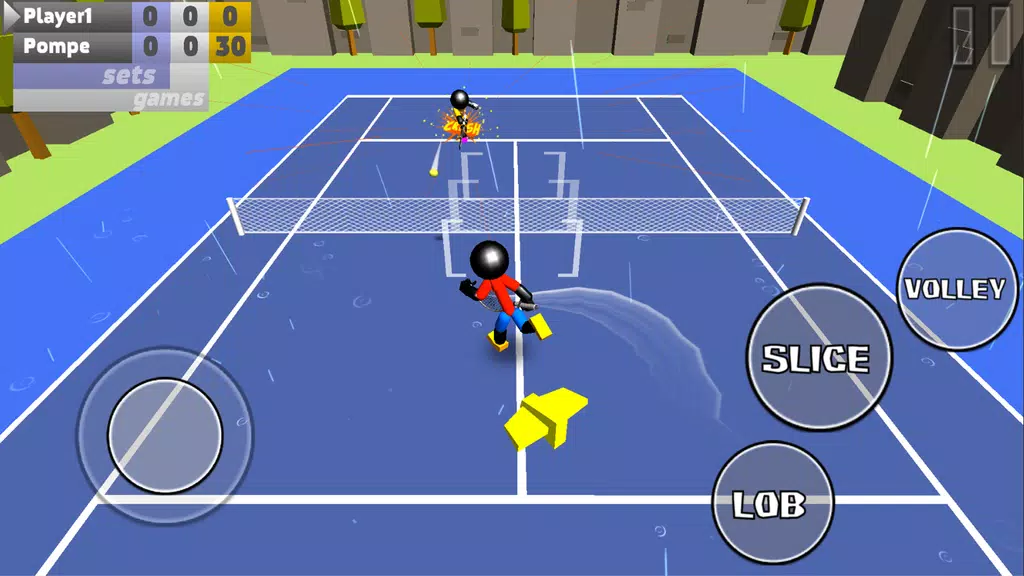 Stickman 3D Tennis Ảnh chụp màn hình 3