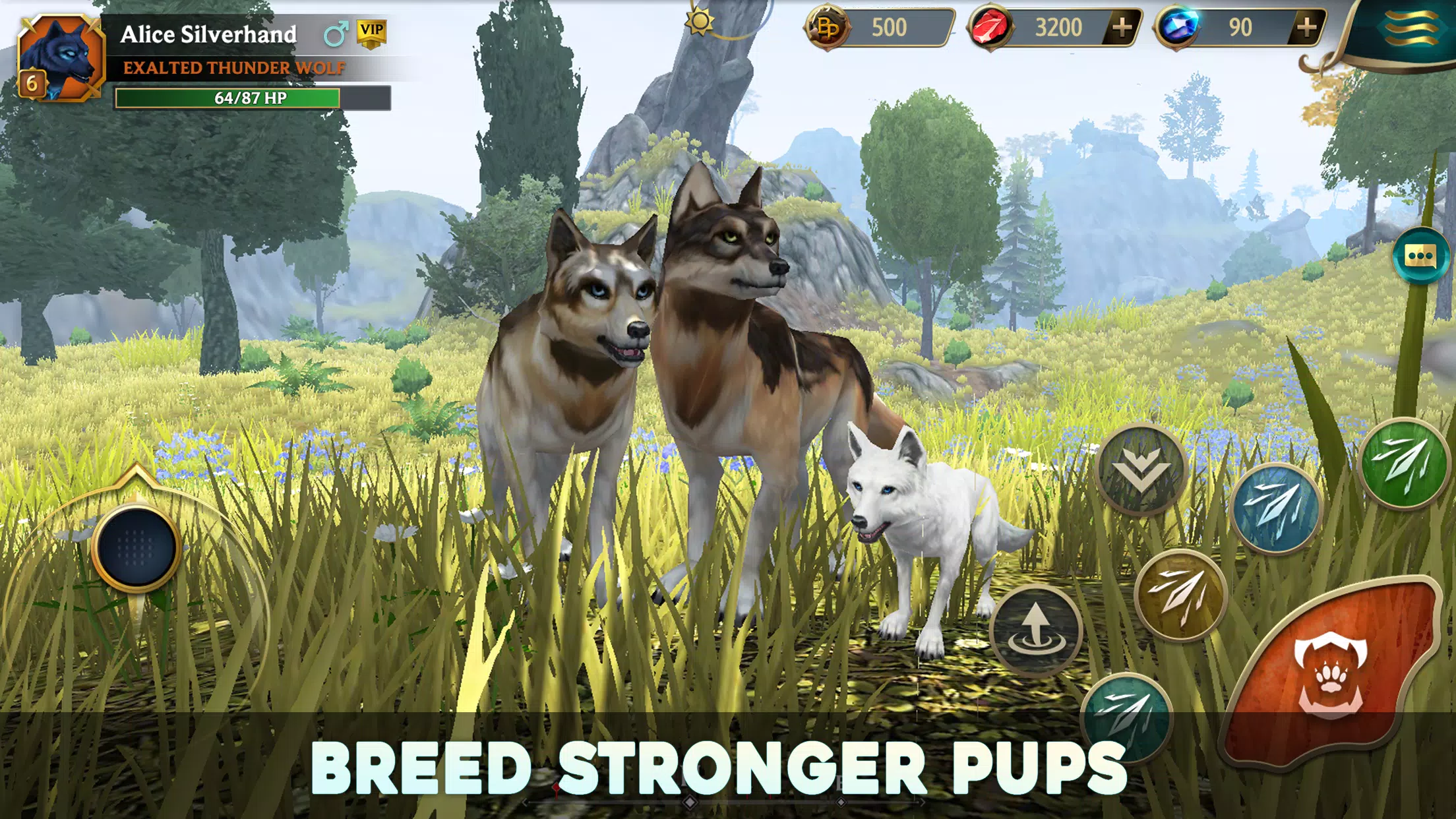 Wolf Tales - Wild Animal Sim Capture d'écran 0