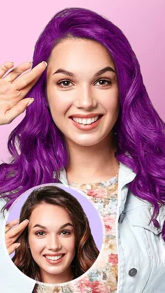 Hair Color Changer: Change you Ekran Görüntüsü 2