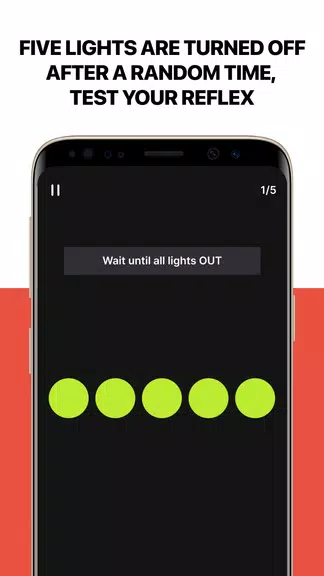 LightsOut Reaction Time/Reflex Ảnh chụp màn hình 1