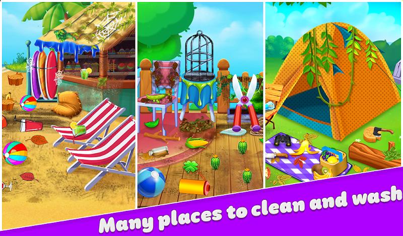 Dream Home Cleaning Game Wash Tangkapan skrin 3