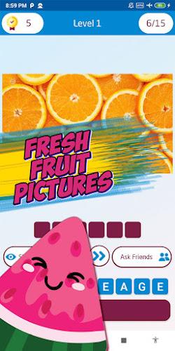 Guess the fruit name game スクリーンショット 3