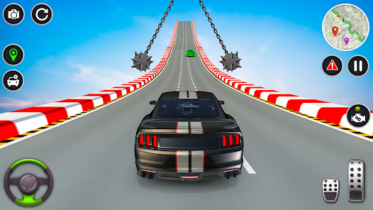 Ramp Car Stunt Racing Game Mod Tangkapan skrin 1