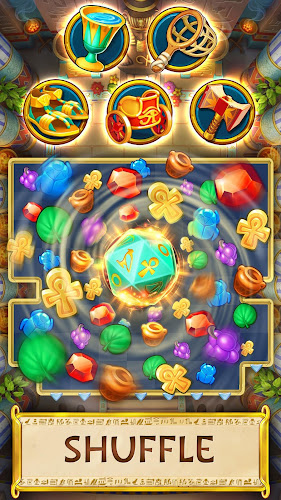 Jewels of Egypt・Match 3 Puzzle Скриншот 2