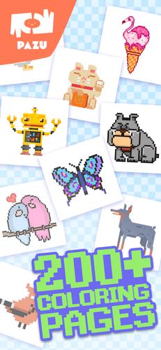 Pixel Coloring Games For Kids Ảnh chụp màn hình 3