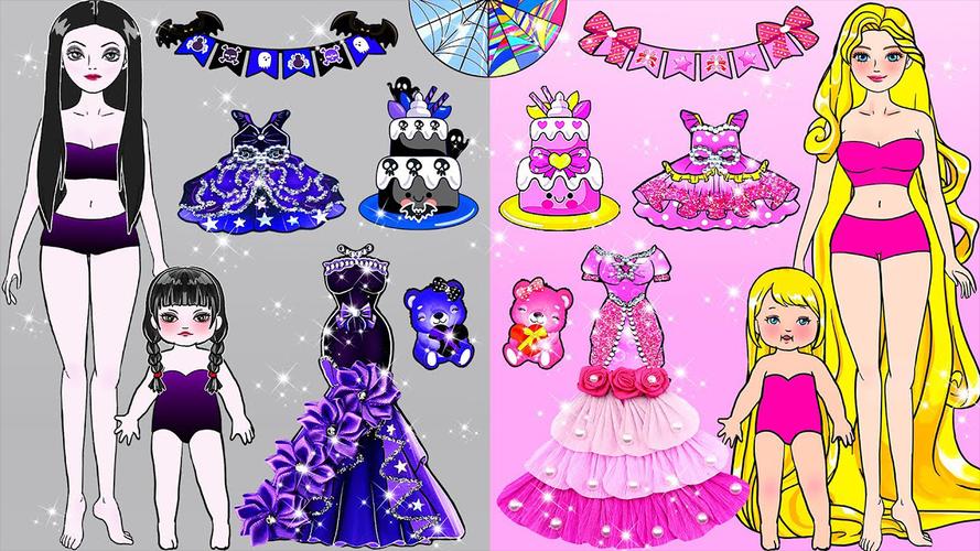 Paper Dolls Diary DIY Dress Up Capture d'écran 1