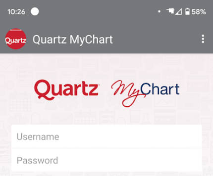 Quartz MyChart 螢幕截圖 0