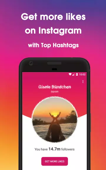 LikesBooster Free - Get More Likes using Hashtags スクリーンショット 0