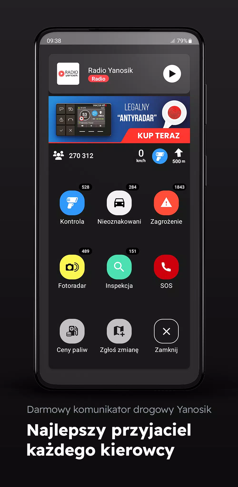 Yanosik: antyradar i nawigacja スクリーンショット 0