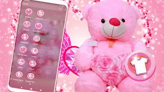 Schermata Pink Teddy Bear Theme 2