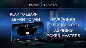 Poker Trainer - Learn poker Captura de tela 1