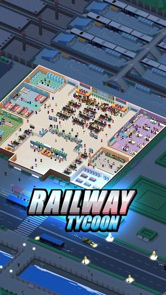 Schermata Railway Tycoon - Idle Game Mod 0